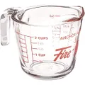 Anchor Hocking Glass Measuring Jug with Handle, Medium, Clear, 77041