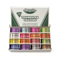 CRAYOLA 256 Large Triangular Crayon Classpack, 16 Assorted bright Colors, Share Among the Classroom, Perfect for Schools and Education, Child Safe and Nontoxic., BIN528039