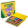 100pc Crayola Coloured Pencil Colouring Non Toxic Crayons Drawing Arts Kids 3y+