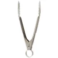 Cuisipro 747368 Serving Mini Stainless Tongs, Stainless Steel, 7"
