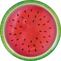 Amscan Watermelon Round Melamine Plastic Platter