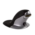Fellowes Penguin Ambidextrous Wireless Vertical Mouse, Medium