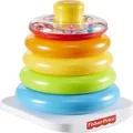 Fisher-Price Rock-a-Stack, Classic Roly-Poly Ring Stacking Toy for Baby and Toddler Ages 6 Months and Older
