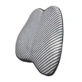 AmazonBasics Memory Foam Lumbar Support Pillow Non-Paneled Striped