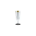 Signature 150ml Champagne Glass with Gold Rim Clear Base