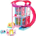 Barbie Chelsea Playhouse Transforming Dollhouse with Slide, Pool, Ball Pit, Pet Puppy & Kitten, Elevator, 15+ Accessories