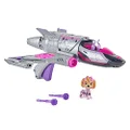 PAW Patrol: The Mighty Movie, Transforming Rescue Jet with Skye Mighty Pups Action Figure, Lights and Sounds, Kids Toys for Boys & Girls 3+