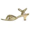 Touch Ups Women's Melanie Dress Sandal, Gold, 6 W US