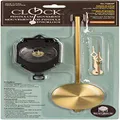 Walnut Hollow Pendulum Clock Movement for 3/4-inch Surfaces, Large, Gold