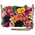 Mary Frances Pick Me & Blooming Beauty Crossbody Bags For Women, Shoulder Bag with Zipper Pull, Handmade Design, Clutch Purse, Multi, One Size