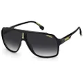 Carrera Men's 1030/S Rectangular Sunglasses, Black/Gray Shaded, 62mm, 11mm