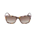 DKNY Women's Sunglasses DK539S - Tortoise/Pearlized Blush with Gradient Brown Lens