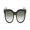 Lacoste Women's Sunglasses L971S - Black with Gradient Green Lens