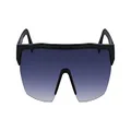 Lacoste Men's Sunglasses L989S - Matte Black with Gradient Blue Lens 62/19
