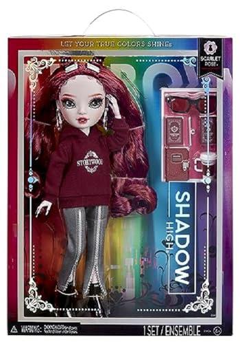 Rainbow High Shadow High Series 3 - Scarlet Rose - Maroon Fashion Doll - Fashionable Outfit & 10+ Colourful Play Accessories - Great for Kids 4-12 Years Old & Collectors