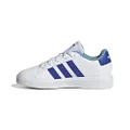 adidas Sportswear Grand Court Lifestyle Tennis Lace-Up Shoes, Cloud White/Lucid Blue/Preloved Blue, 2