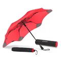BLUNT Metro Travel Umbrella with 37” Canopy | Built to Last | Wind Resistant Radial Tensioning System | Perfect for Travel, Red, One Size, Metro