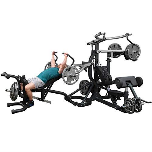 Body-Solid Free-Weight Leverage Gym with Squat Attachment