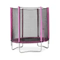 Plum Play 6ft Junior Trampoline with Enclosure Net for Kids with Pink Coloured Padding