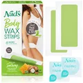 Nad's Hair Removal Body Wax Strips for Normal Skin, Body Hair Removal, Pack of 20