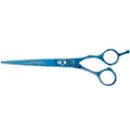Master Grooming Tools 5200 Blue Titanium Shears — High-Performance Shears for Grooming Dogs - Straight, 6½"