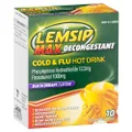 Lemsip Max Cold and Flu with Decongestant Hot Drink Blackcurrant (10 Pack)