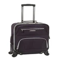 Rockland Pasadena Softside Spinner Wheel Luggage, Purple, Carry-On 20-Inch, Pasadena Softside Spinner Wheel Luggage