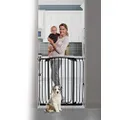 Dreambaby Chelsea Xtra-Tall and Xtra-Wide Security Gate and Extension Set, Black