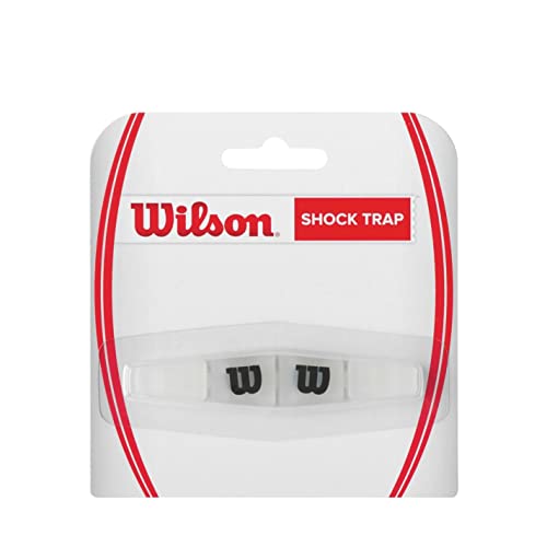 WILSON Shock Trap Tennis Racket Vibration Dampner, Black