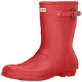 Hunter Women's original short wellington boots Iris W23758, Red Military Red Mlr, 3 UK