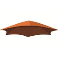 Vivere Dream Series Replacement Umbrella Fabric, Orange Zest