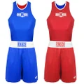 Ringside Unisex Reversible Competition Uniform Boxing Outfit, Red/Blue, Medium US