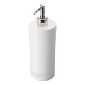 Yamazaki 2928 Tower Shampoo Dispenser Contemporary Bottle Pump for Shower, Round, White