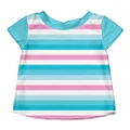 i play. Swim Wear and Sun Wear Classic Cap Sleeve Rashguard Shirt for 12 to 18 Months Babies, Aqua, 18 Months