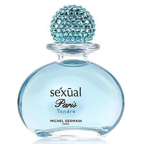 Michel Germain Sexual Paris Tendre - Fresh, Wood Scent for Women - Notes of Ginger, French Rose and Amber - Infused with Natural Oils - Long Lasting - Ideal for Evening Wear - 75 ml EDP Spray