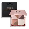 Klara Cosmetics Paris Eyeshadow Highlight Palette Rosegold Shimmer Glitter Sparkle Luxury Versatile Crease-free easy-blend Long Lasting Full 100% Color Pigment
