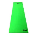 Stag Yoga Mantra Plain Green Mat (4 mm) With Bag | Home and Gym Use for Men and Women | With Cover | For Yoga, Pilates, Exercises