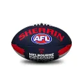 Sherrin AFL Melbourne Demons Song Football, Size 2