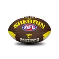 Sherrin AFL Hawthorn Hawks Song Football, Size 2