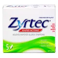 Zyrtec Rapid Acting Hayfever Allergy Relief Antihistamine Mini Tablets 5 Pack