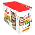 Hill's Science Diet Kitten Wet Cat Food, Chicken, 85g, 12 Pack, Cat Food Pouches