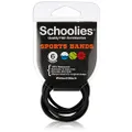 Schoolies Hair Accessories Sports Bands 6 Pieces, Wicked Black