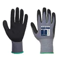Portwest unisex DermiFlex Gloves (Grey/Black_Small)