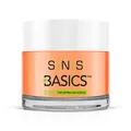 SNS Basics 2-in-1 B133 Nail Dip and Acrylic Powder, Orange/Red, 43 g