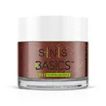 SNS Basics 2-in-1 B145 Nail Dip and Acrylic Powder, Brown/Nude, 43 g