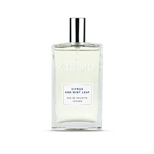 Cremo Citrus & Mint Leaf Eau de Toilette for Men - A Cool, Refreshing Scent with Notes of Fresh Mint, Citron, Cedar and Moss - Spray Cologne - 100ml