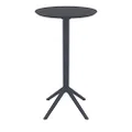 Sky Folding 60 Round Bar Table, Anthracite