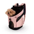 Ibiyaya Ultralight-Pro Pet Carrier Backpack, Coral Pink