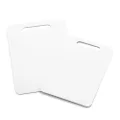 GreenLife 2 Piece Cutting Board Kitchen Set, 8" x 12" and 10" x 14" Set, Dishwasher Safe, Extra Durable, White