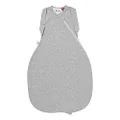 Tommee Tippee Baby Sleep Bag for Newborns, The Original Grobag Swaddle Bag, Hip-Healthy Design, Soft Cotton-Rich Fabric, 3-6m, 0.2 TOG, Sky Grey Marl
